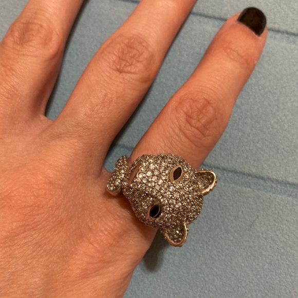 Panther crystal silver ring - Picture 6 of 12